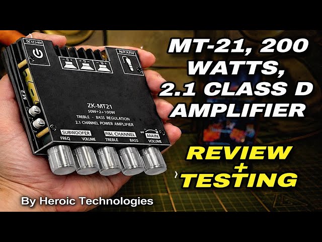 Powerful🔥 MT-21 2.1 200W amplifier by Heroic Technologies