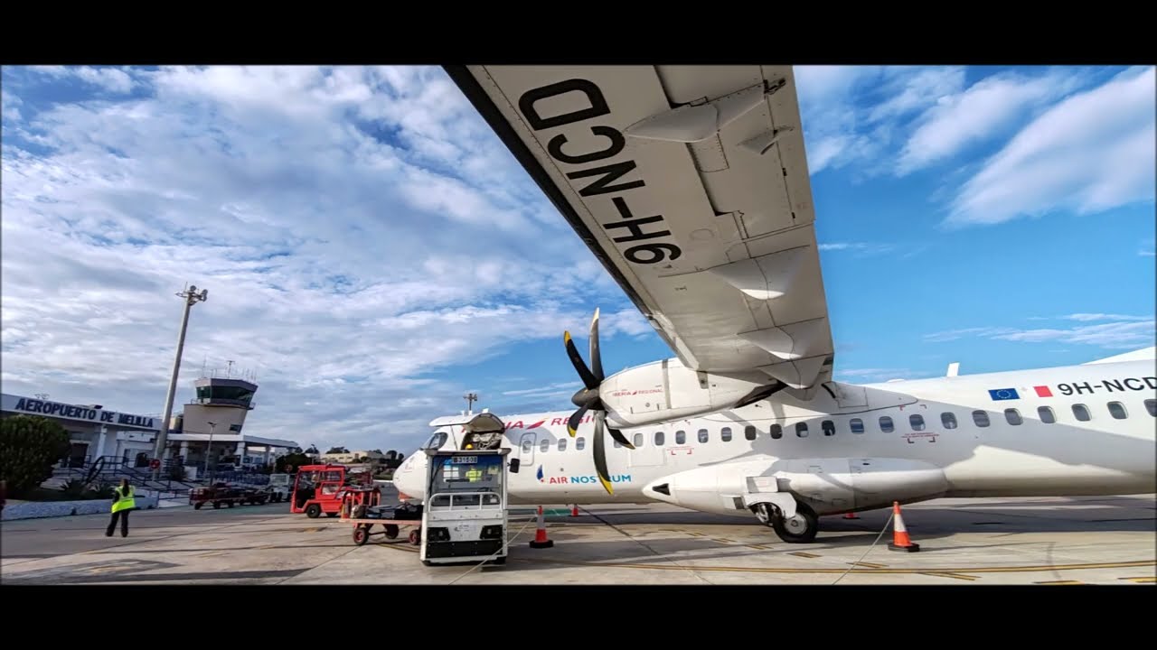 Iberia flight IB2552 from Gran Canaria (LPA/GCLP) to Melilla (MLN/GEML)
