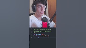 Función que devuelva si un numero es primo! #java #javascript #python #shorts