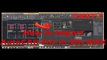 HOW TO IMPORT AUTOCAD FILE TO 3DS MAX Part-1