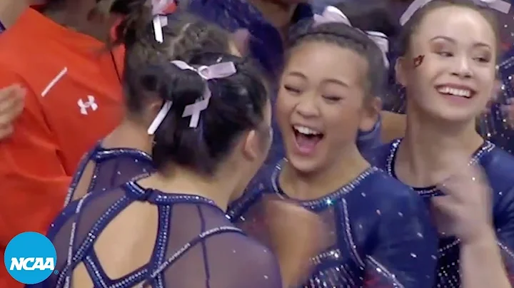 Suni Lee  Perfect 10 on beam at 2022 NCAA gymnasti...