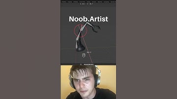 Noob vs Pro artist: IK Rigging in blender #blendertutorial #blender #blendercommunity #blender3d