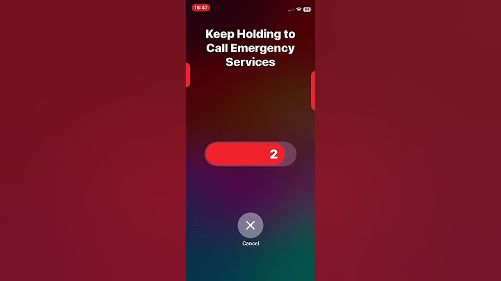 what the iphone emergency SOS looks and sounds like