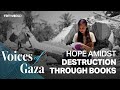 10-year-old in Gaza finds hope amidst destruction through books