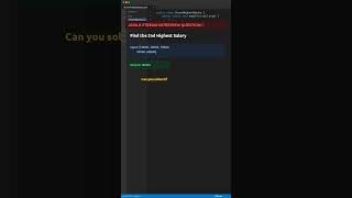 Find 2nd Highest Salary | Java 8 Stream Interview Question 🚨 #Java #JavaStreams #JavaInterview