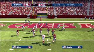 Madden 13 Online Game - SwiZzy(Chiefs) vs UNPARALELED XxX(49ers)