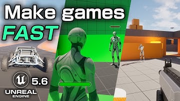 Make Games Fast with Unreal Engine 5.6 New Game Templates
