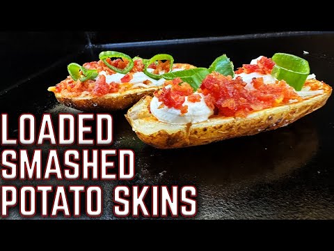 ELEVATED FLAVOR! LOADED SMASHED POTATO SKINS on the GRIDDLE - WHAT MAKES THEM SO GOOD??