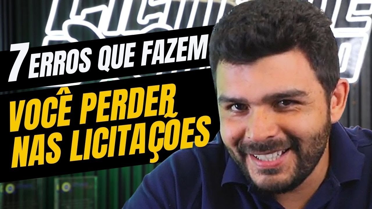 7 maiores erros que fazem você perder licitações