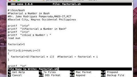 Factorial a Number in Bash