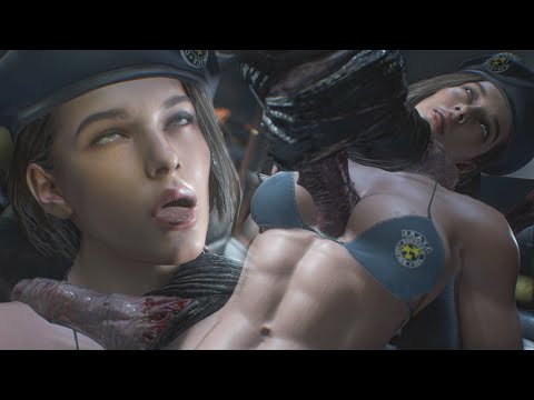 Resident Evil 3 Remake | Slow Motion Ryona Death Scenes 2【Free camera】