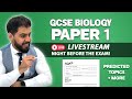 📝 GCSE AQA Biology Paper 1 | 🔴 Live Stream @ 8:30 PM | Predicted Topics | Combined & Triple Science