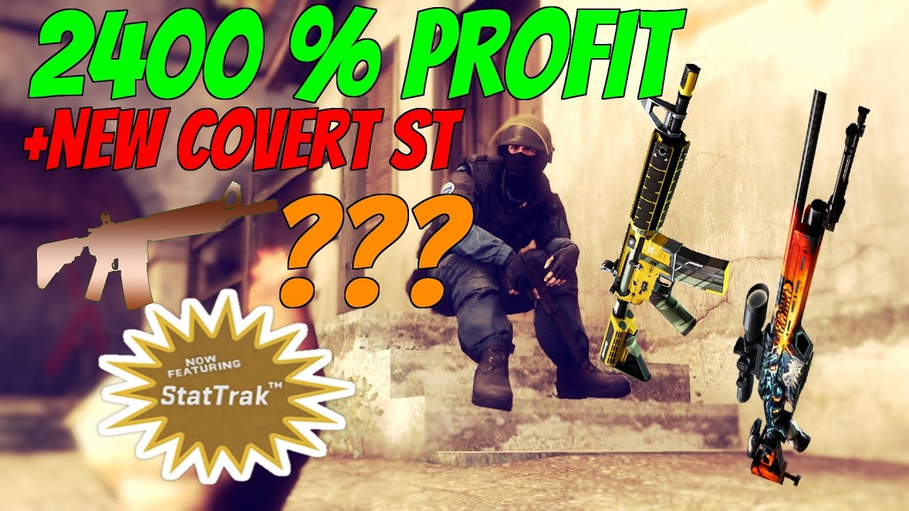 2400% profit Trade up + New StatTrak Covert Gun - crafting SKINS in CS ...