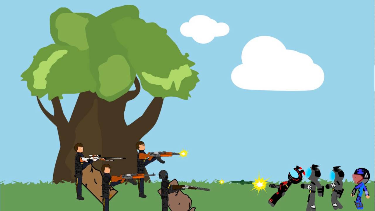 Robot attack animation