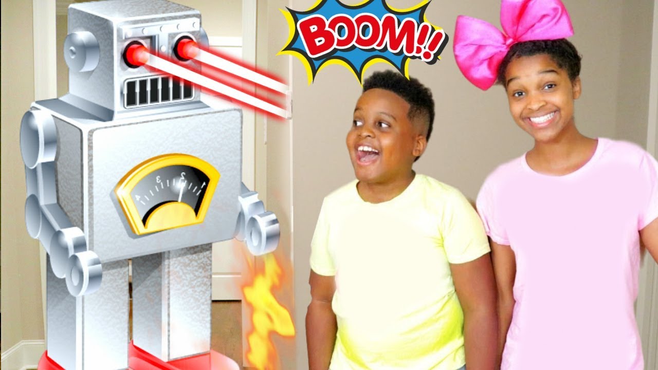 Shasha And Shiloh Vs New Robot Toy Onyx Kids Youtube
