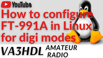 How to configure FT-991A in Linux for digital modes