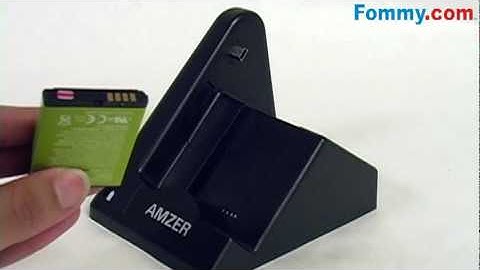 Amzer® Desktop Cradle with Extra Battery Charging Slot for the BlackBerry 8350i
