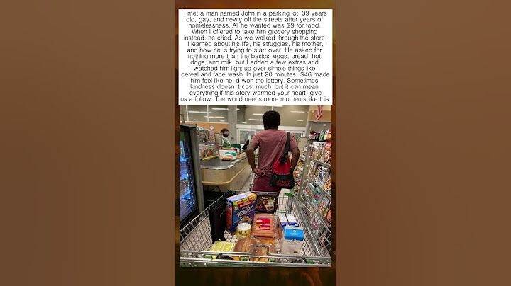 🫂 I HELPED A HOMELESS MAN BUY GROCERIES—HE CRIED WITH JOY