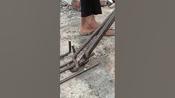 manual bar bending #bering #bender #construction