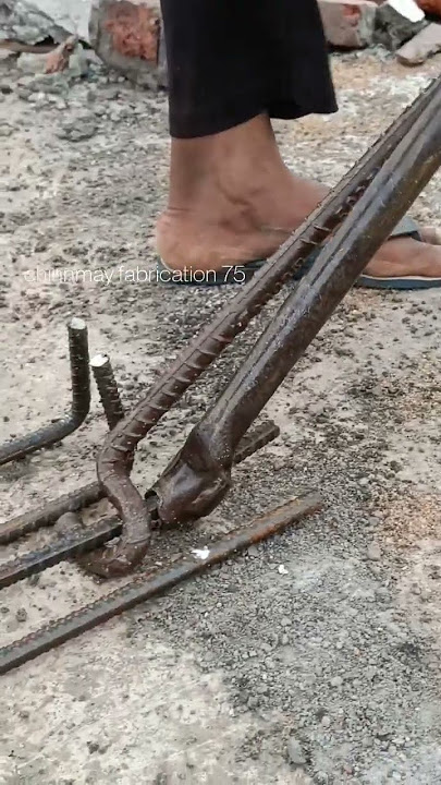 manual bar bending #bering #bender #construction