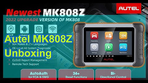 Autel MaxiCOM MK808Z Unboxing - Cardiagtool
