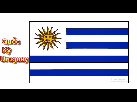 Video Vẽ Quốc Kỳ Uruguay - Hướng Dẫn Vẽ Lá Cờ Các Quốc Gia... - youtube
