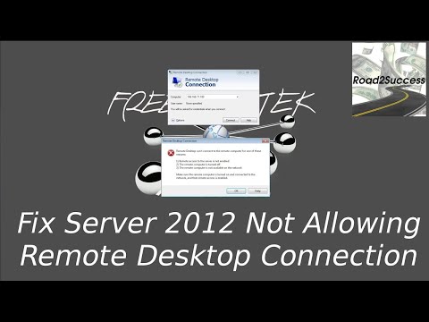 Windows Server Not Allowing Remote Desktop Connection