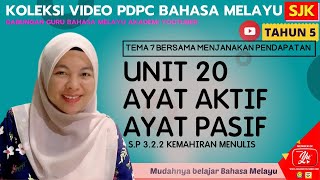 TAHUN 5| TEMA 7 | UNIT 20 | AYAT AKTIF DAN AYAT PASIF m/s 132 TAHUN 5| TEMA 7 | UNIT 20 | AYAT AKTIF DAN AYAT PASIF m/s 132