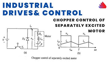 Chopper control of separately excited motor | Industrial Drives and Control | Engineering |