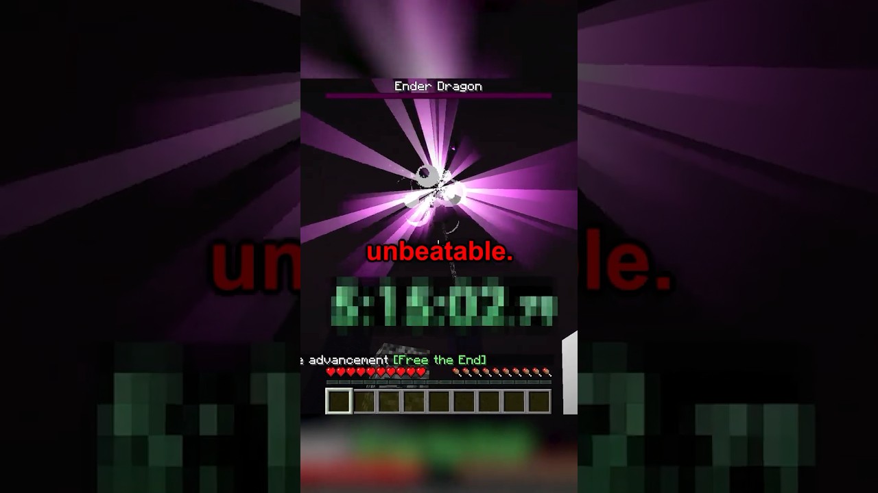 Minecraft's SLOWEST Speedrun Ever...