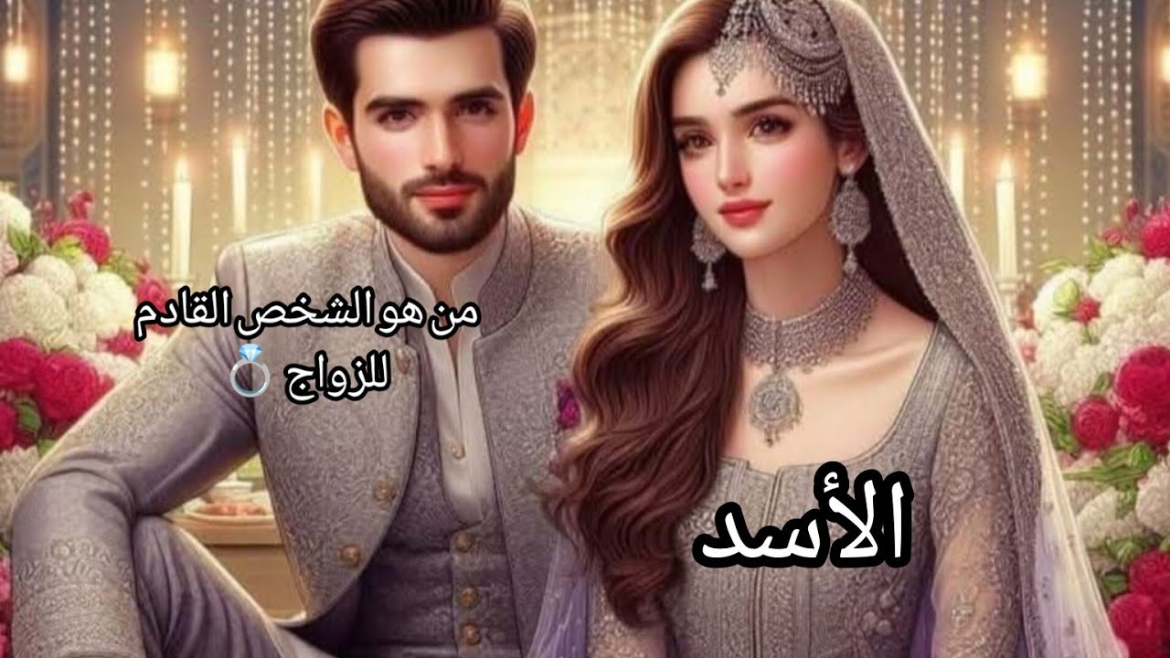 الأسد ♌من القادم للزواج 💒💍من هو 👩‍❤️‍👨ومااحرف اسمه وماهو عمله👮 وهل هو شخص قديم أو جديد