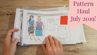 Pattern Haul July 2019 - Style Arc | Named Clothing | Fabric Haul
