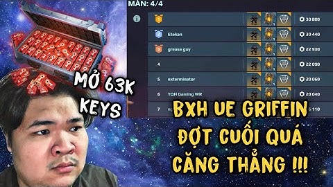 War Robots - Mở 63k Keys chợ đen rương đồng (10 keys) kiếm Pin & Update BXH UE Griffin đợt cuối cùng