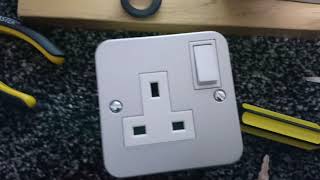 Replacing a metal clad socket