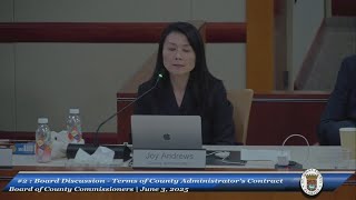 St. Johns County Administrator Joy Andrews gets contract extension until 2030 despite some pushback