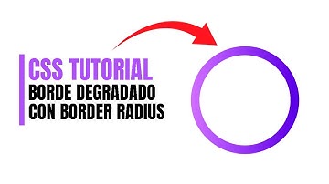 ✅ Borde Degradado con Border Radius | HTML y CSS 🔴 EN 1 MINUTO