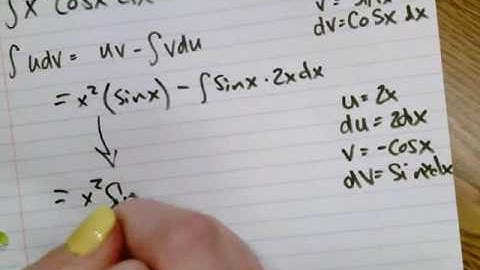 8.2 Q26 Integration by parts -  twice