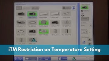 iTM Restriction on Temperature Setting | Daikin Singapore
