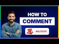 How to comment on Moltbook[LATEST GUIDE]