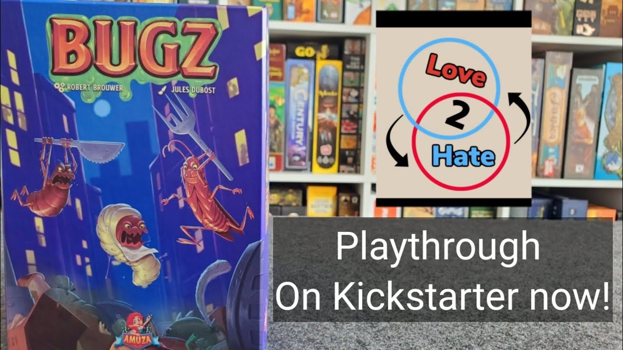 Playthrough of Bugz - Running on Kickstarter now!