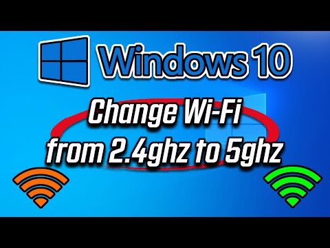 How to Change From 2.4ghz to 5ghz Wireless Network Adapter in Windows 10/8/7 [Tutorial]