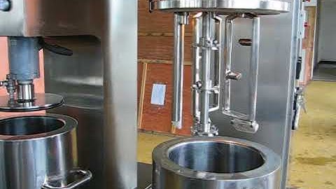 5L lab. double planet mixer and pressing machine