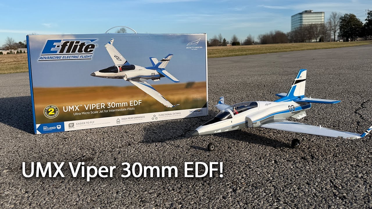 E-flite UMX Viper 30mm EDF RC Jet | First Flights and Brief Overview!