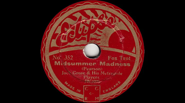 Jack Grose And His Metropole Players - Midsummer M...