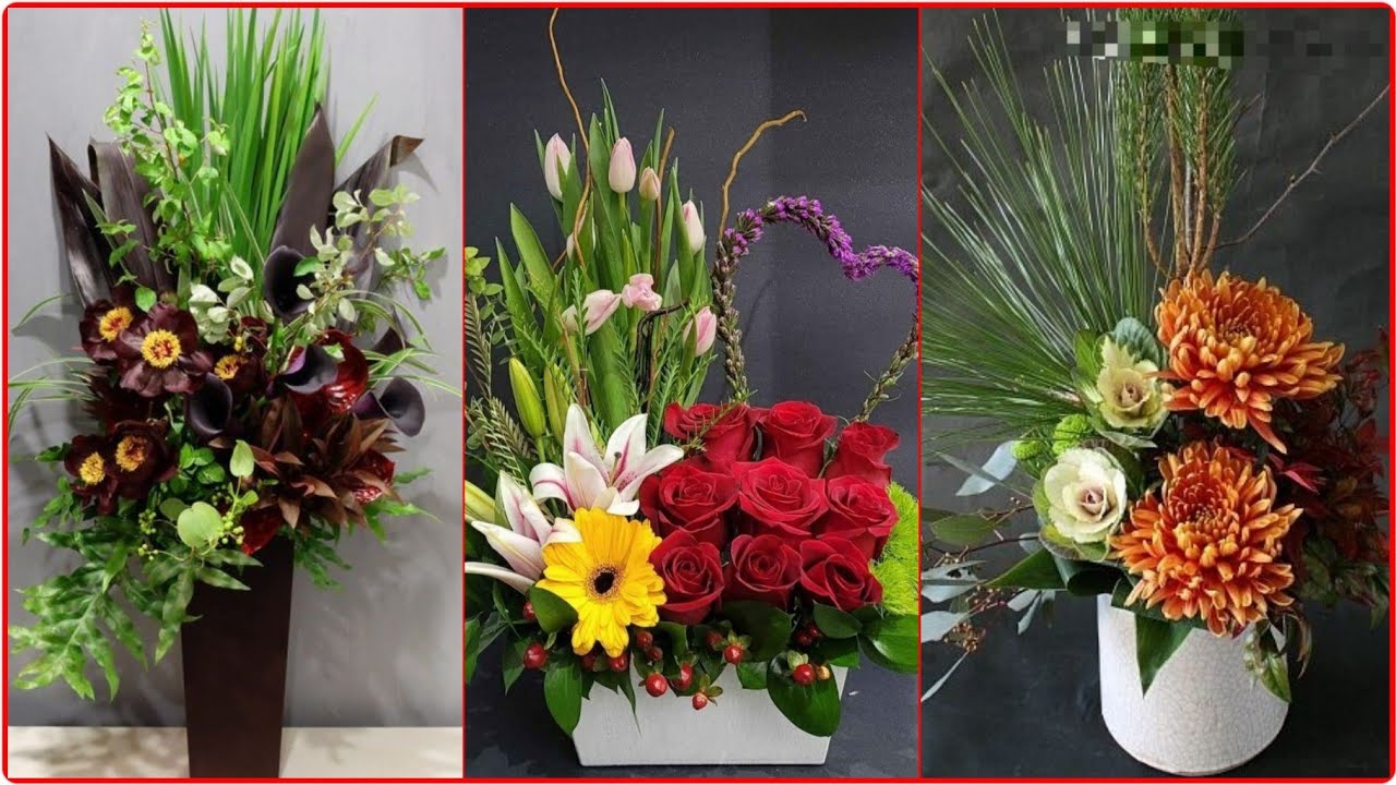 best & beautiful modern flower arrangements