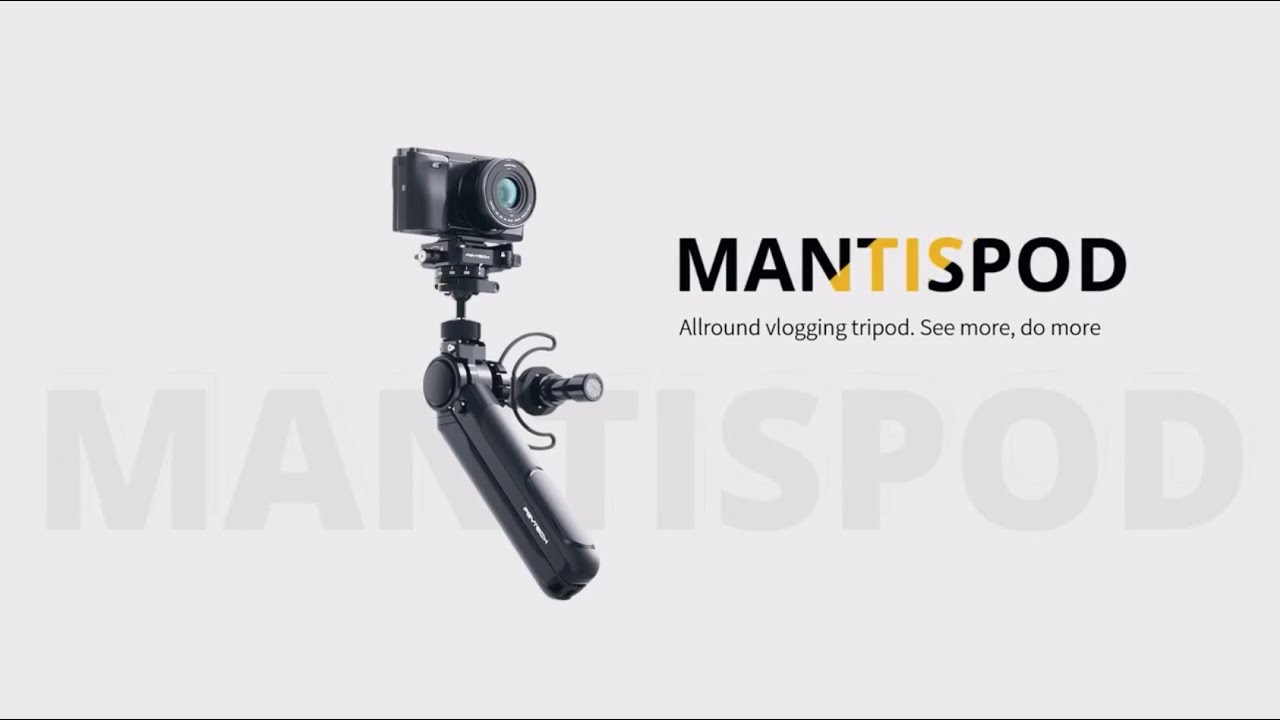 Trépied Flexible PGYTECH Mantispod Pro - Pour Smartphone, Appareil Photo, Vlog - 7 Modes, Crochet, Léger - 14