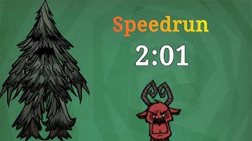 Speed run: DST Treeguard 1:57 (shows 2:01 in video - retimed)