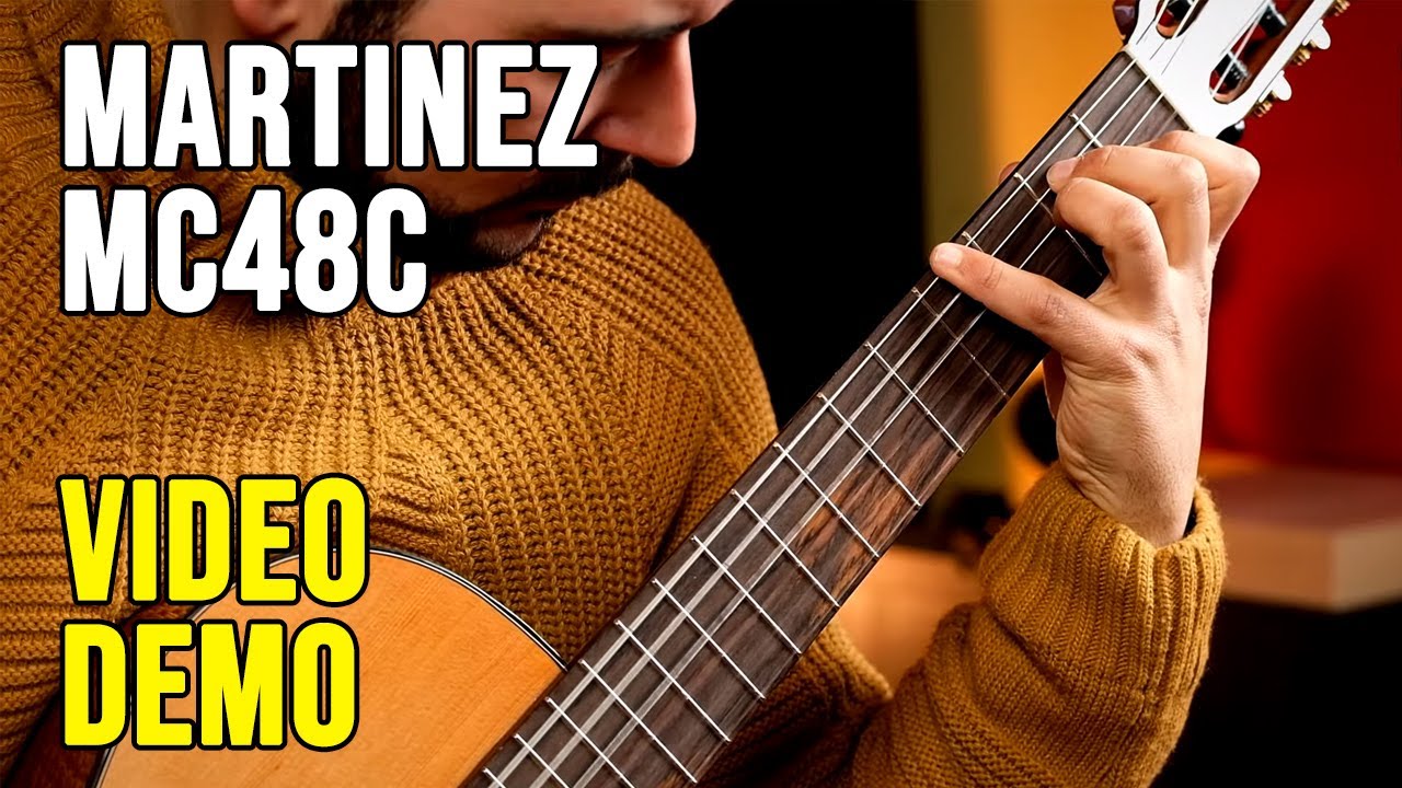 Martinez MSCCRS CE Classical Guitar Video Demo   YouTube