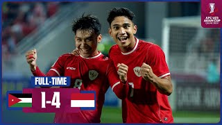 #AFCU23 | Group A : Jordan 1  4 Indonesia