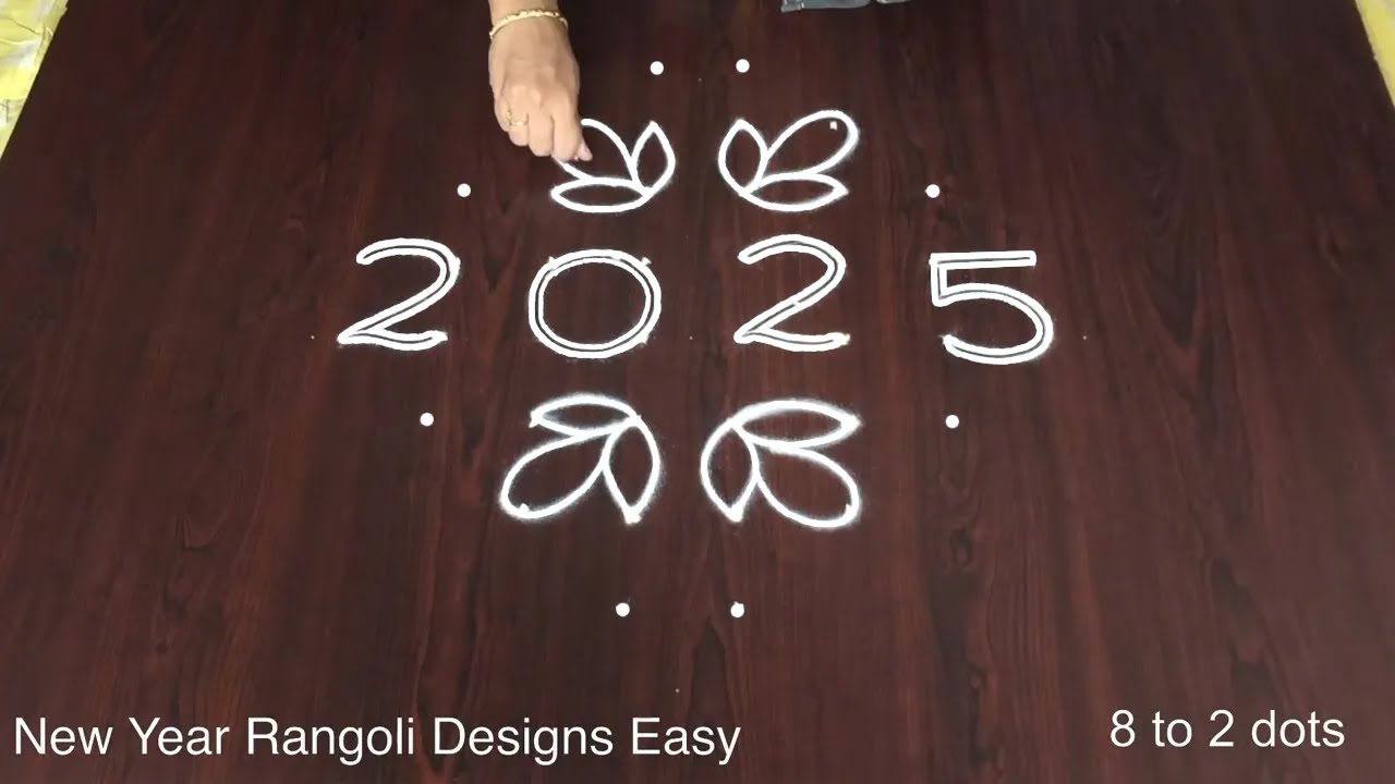New Year Rangoli Kolam